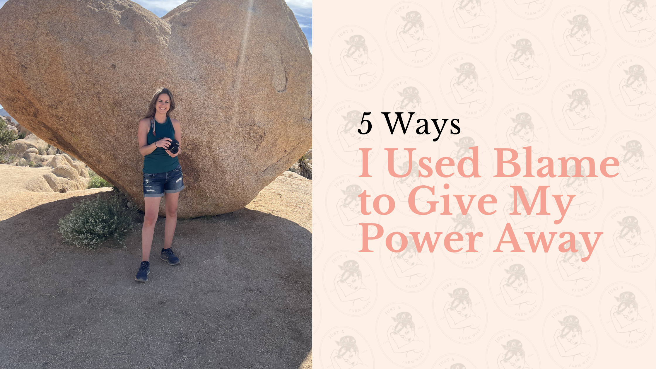 5 Ways I Used Blame to Give My Power Away