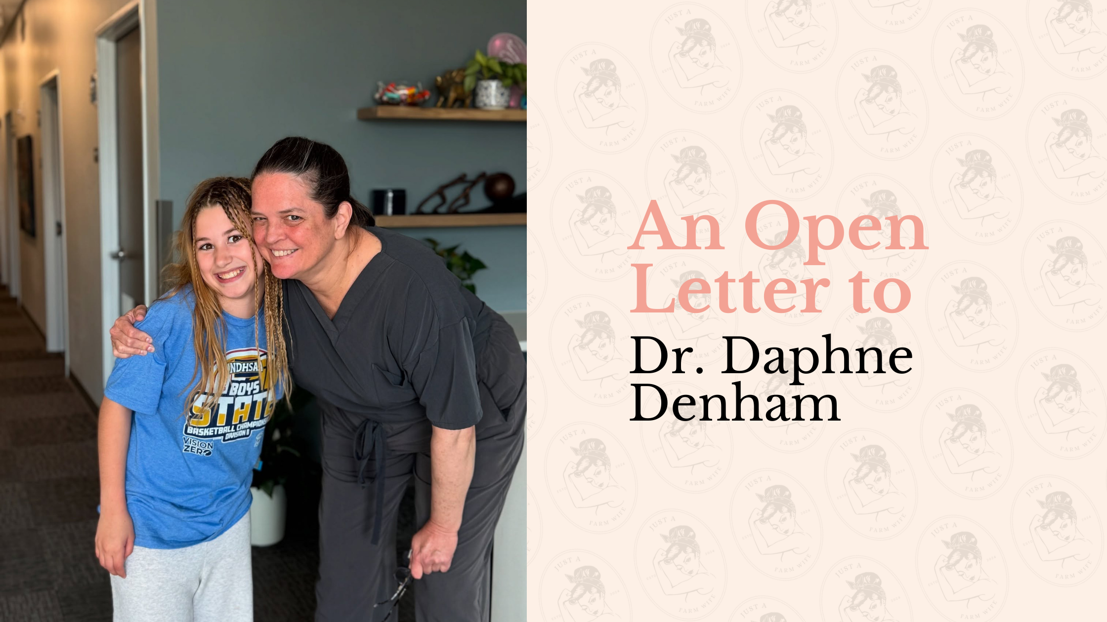 An Open Letter to Dr. Daphne Denham