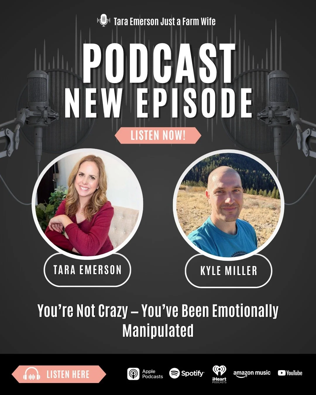There are conversations that stay with you long after they&rsquo;re over.

This one did.

In this episode of Just a Farm Life Wife, I sit down with Kyle Miller, a narcissistic abuse coach, to talk about something so many people experience&mdash;but d