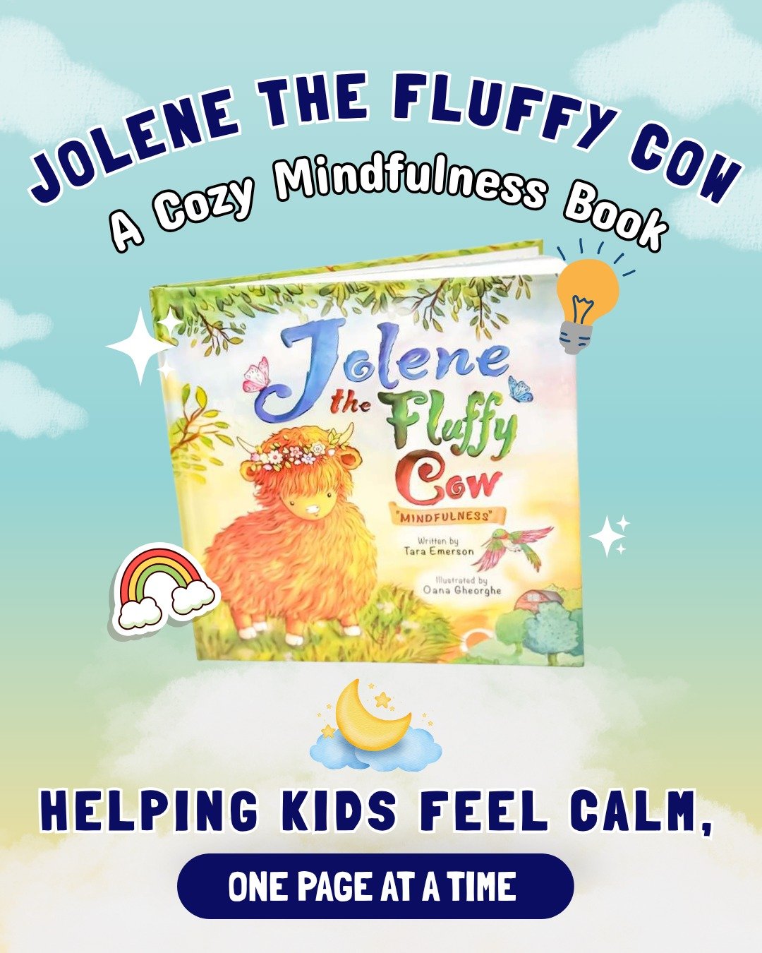 What if your child had a simple tool to help them navigate big feelings?

Meet Jolene the Fluffy Cow 🐮🤍

A mindfulness activity book designed to help children regulate emotions, improve focus, and find calm when they're feeling overwhelmed, sad, an