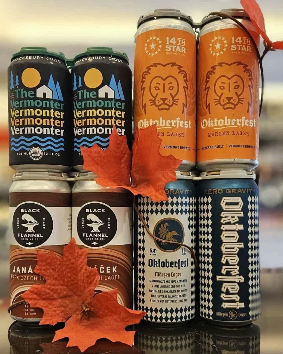 🍂Fall🍂 in love with some of Vermont's best seasonal brews and ciders, just in time for autumn!🍁
