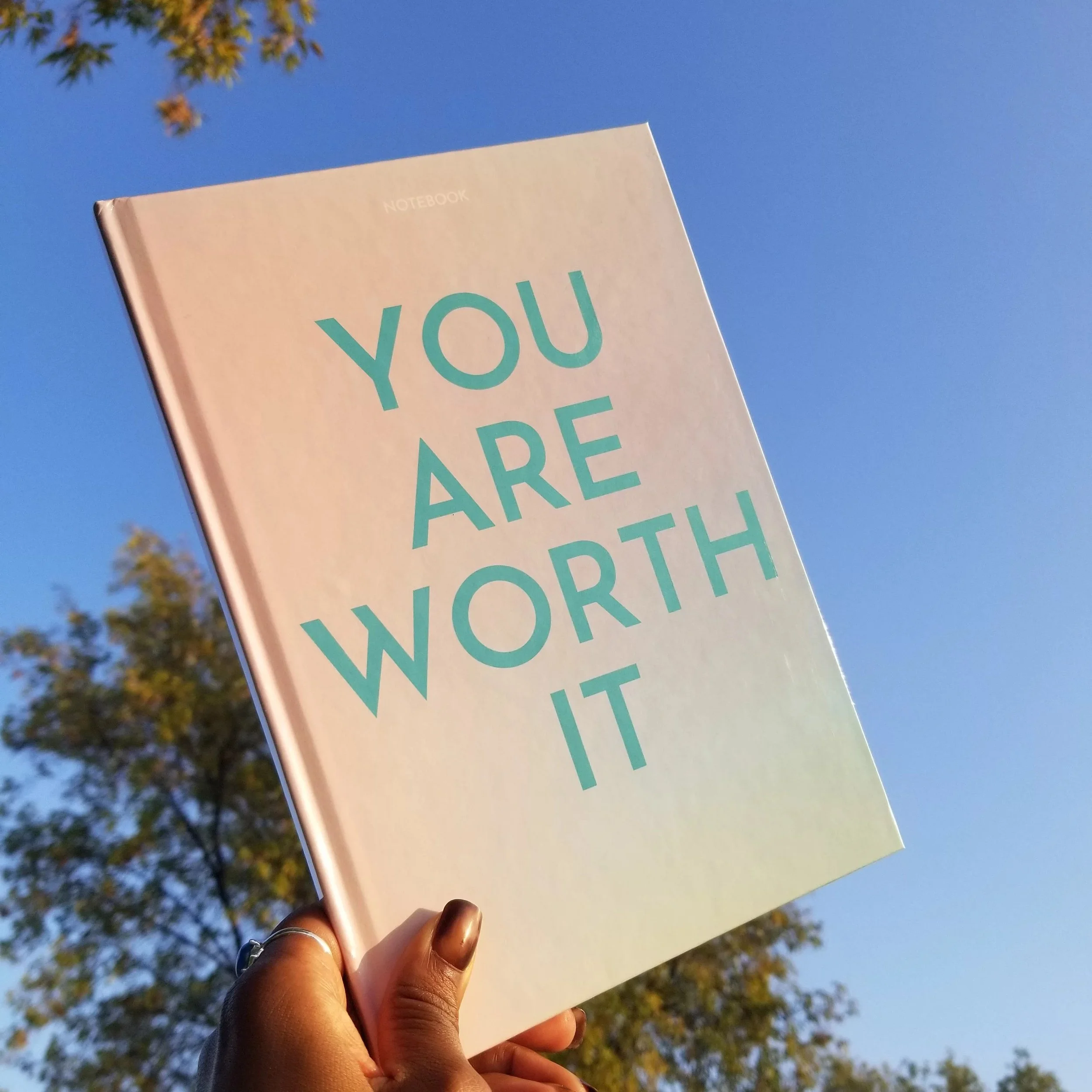 YOU ARE WORTH IT journal