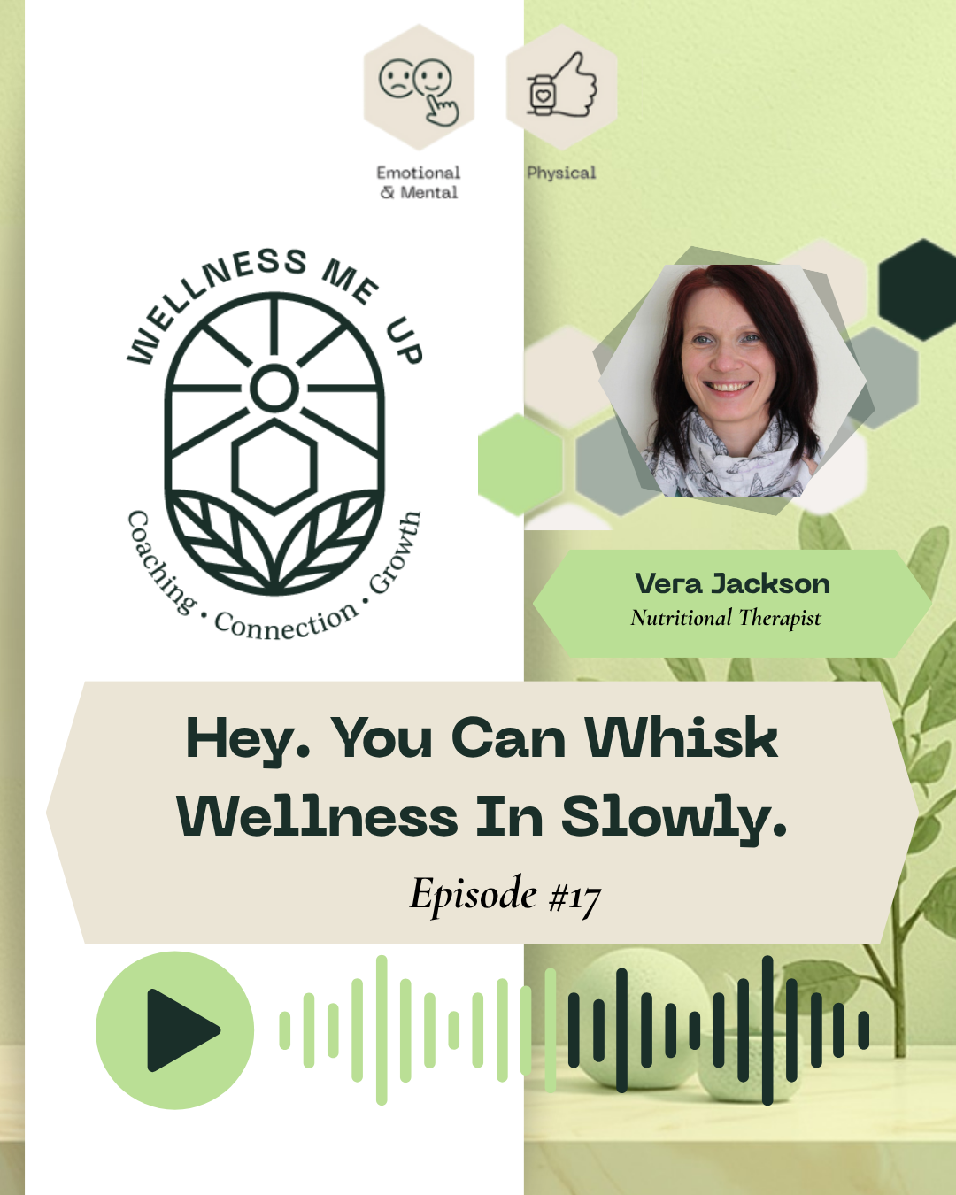 Hey. You Can Whisk Wellness In Slowly.