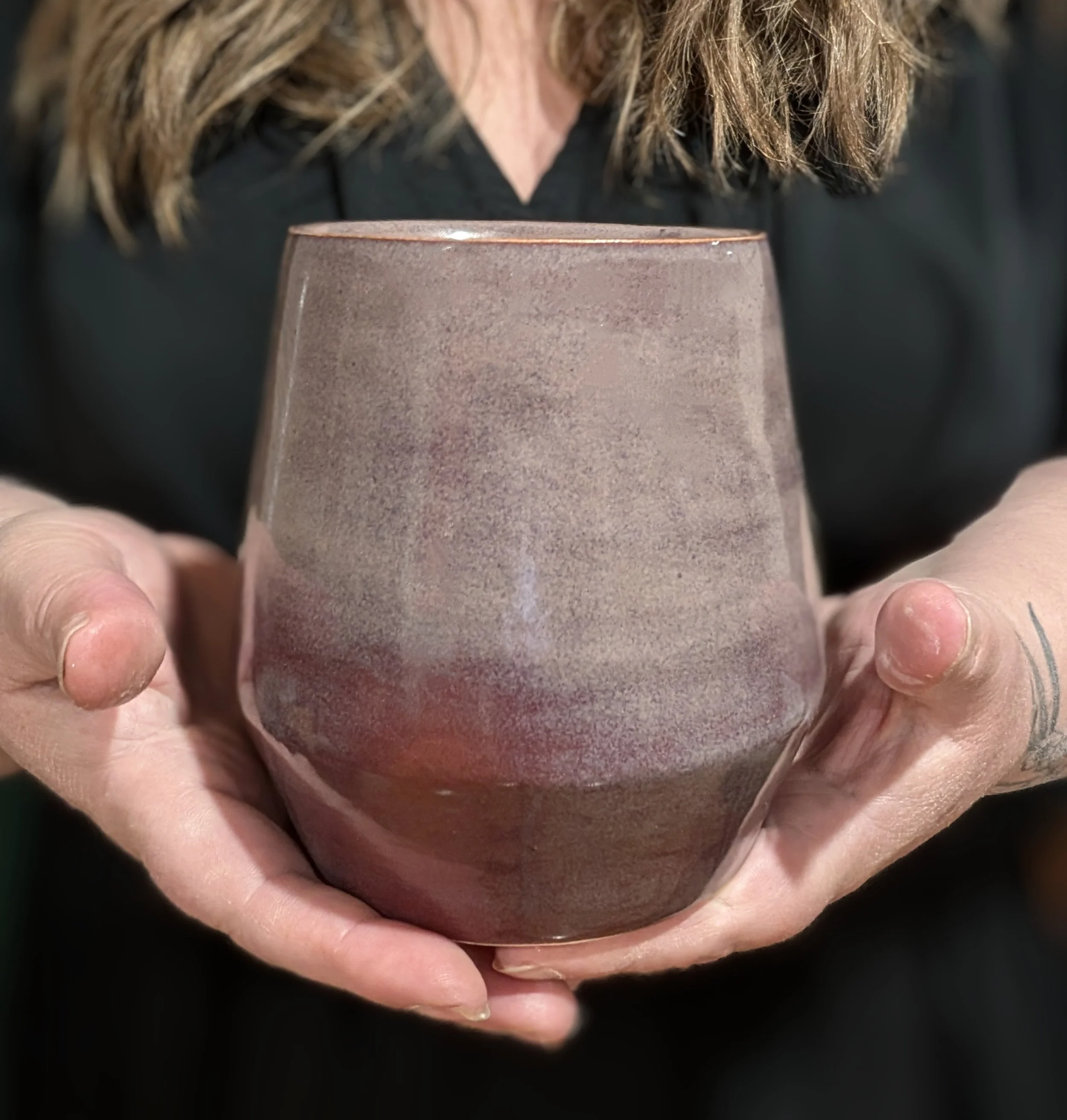 Smokey Merlot Vase