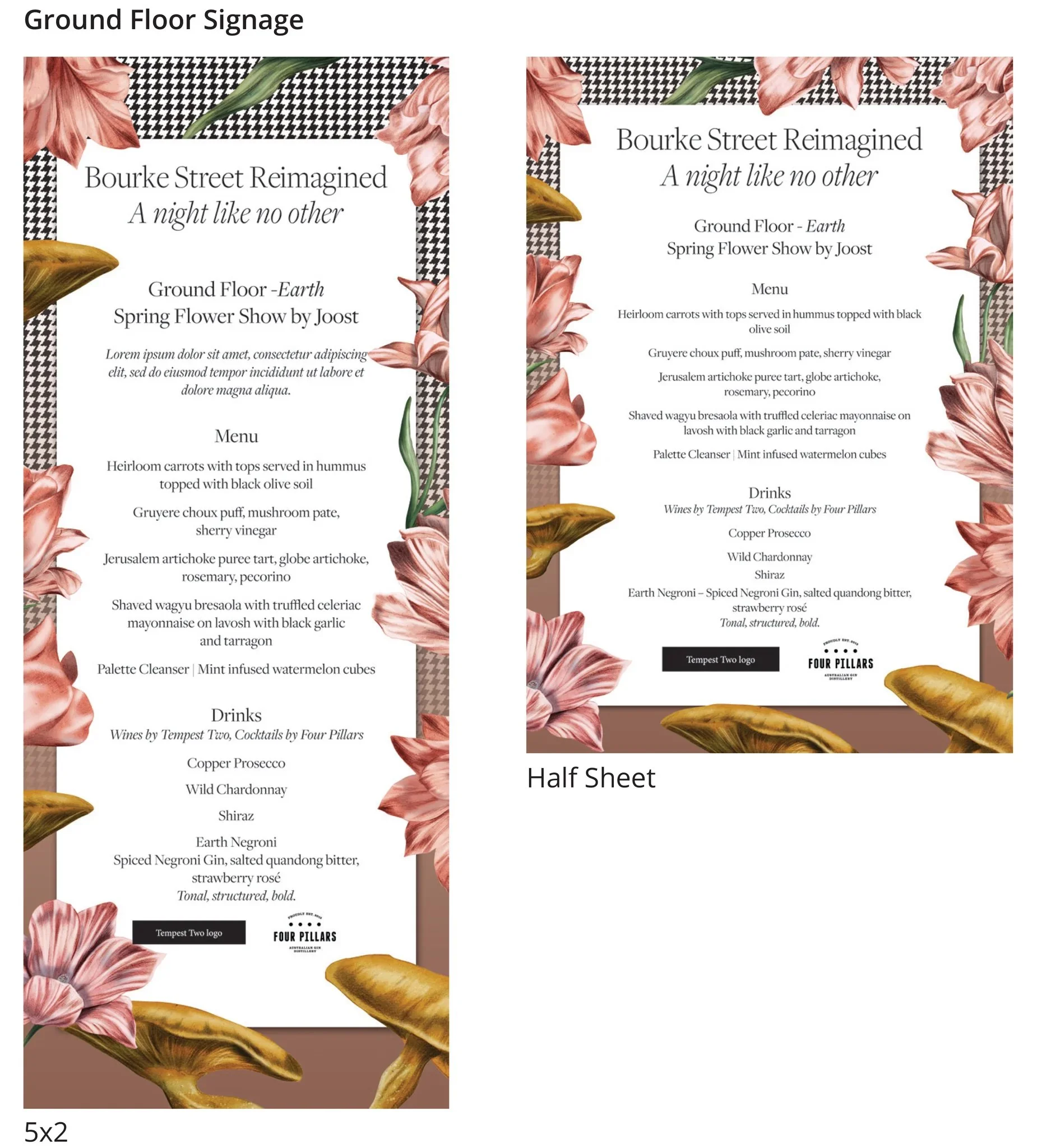 Illustrations by Kelly Thompson for David Jones Store Melbourne