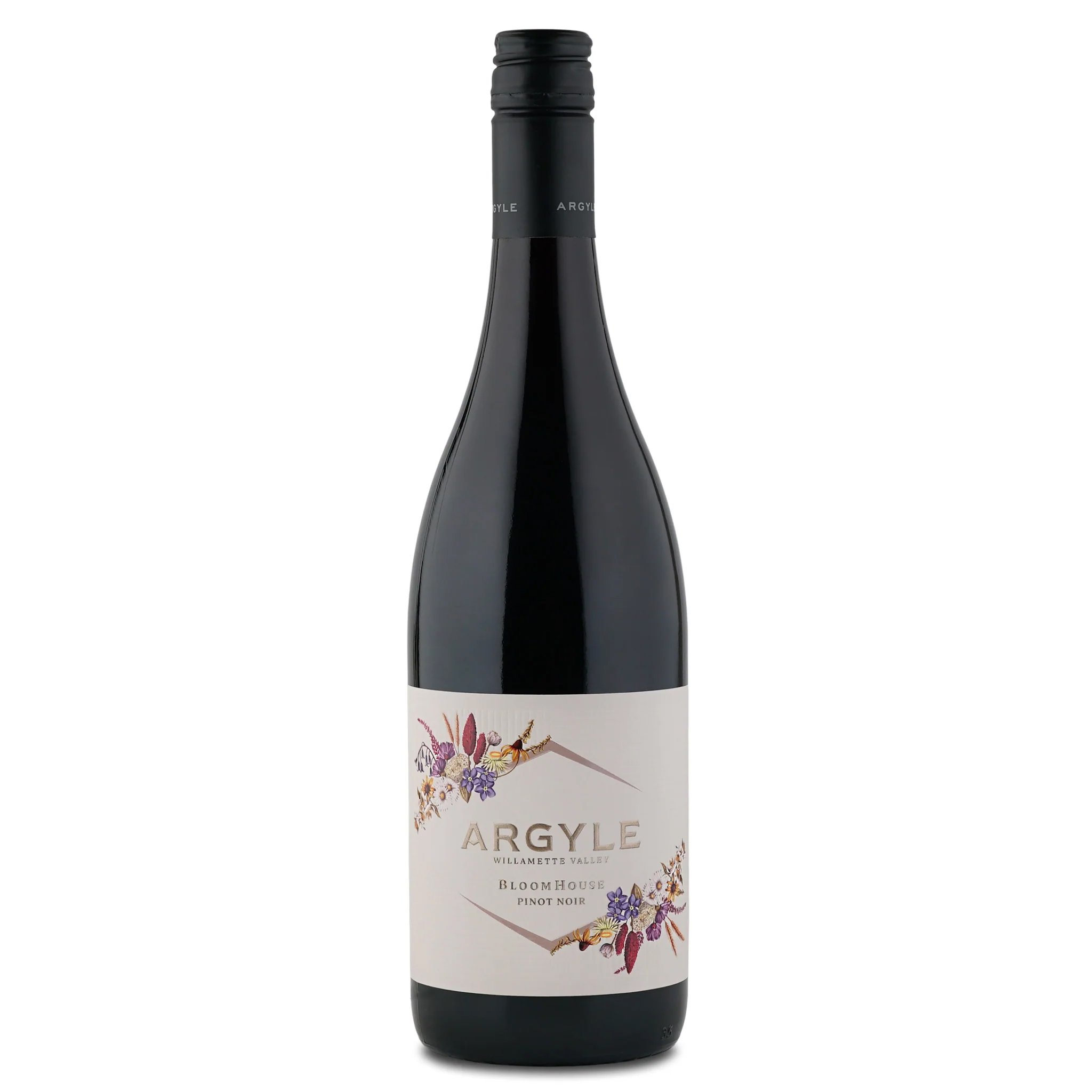 Argyle Bloomhouse Wine Labels Illustration by Kelly Thompson