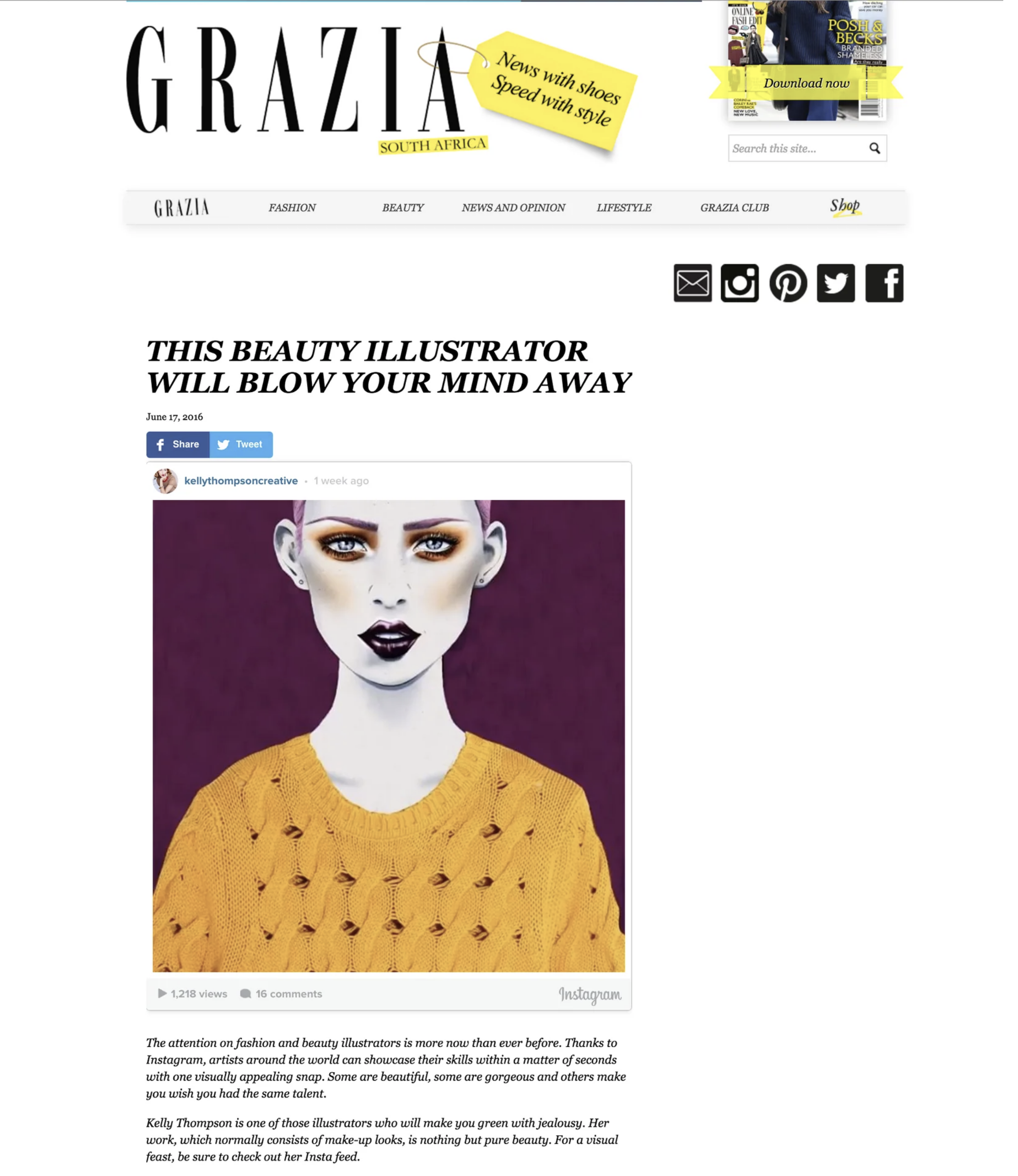Grazia South Africa