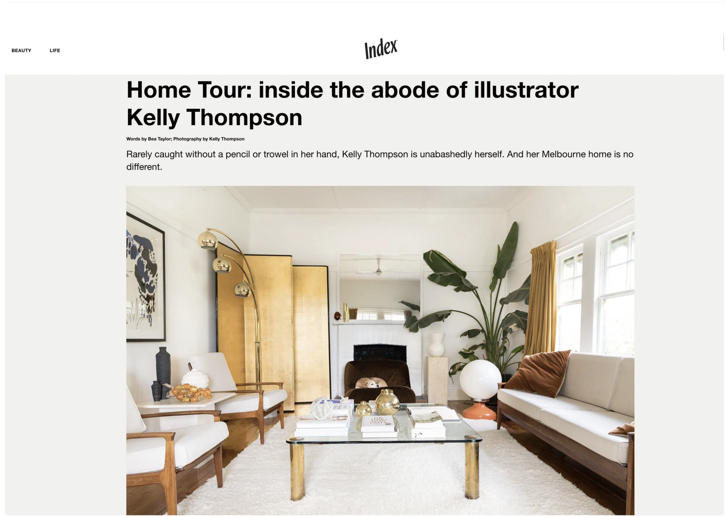 Index Magazine - Inside the home of Kelly Thompson