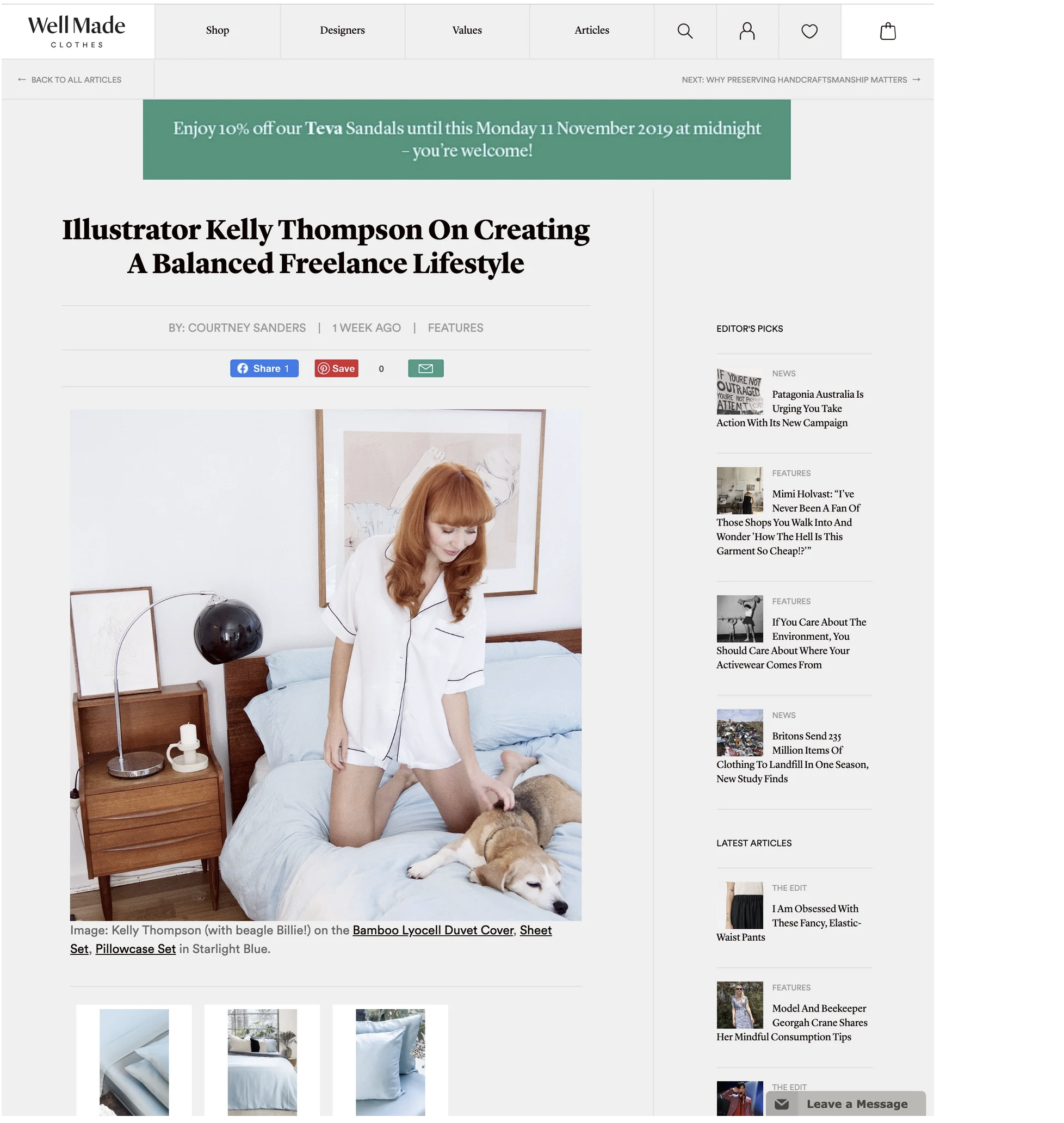 Well Made Clothes - On Maintaining a Balanced Lifestyle