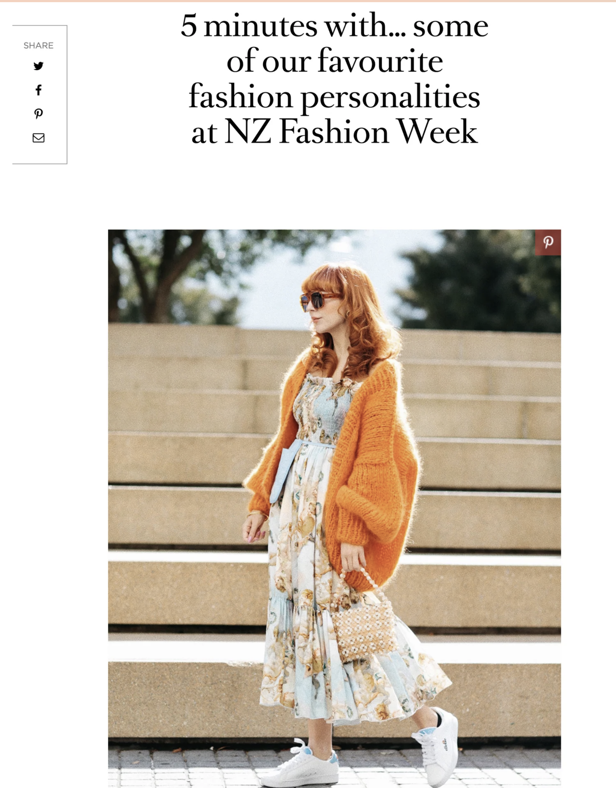 FQ Magazine - 5 Mins with our Favourite Fashion Personalities