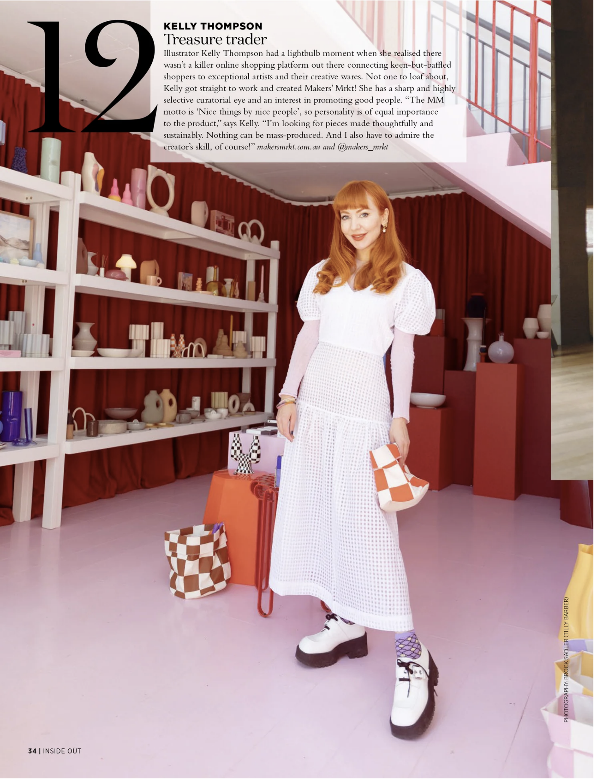 Inside Out Magazine 2023 Hot List of Creatives and Designers.