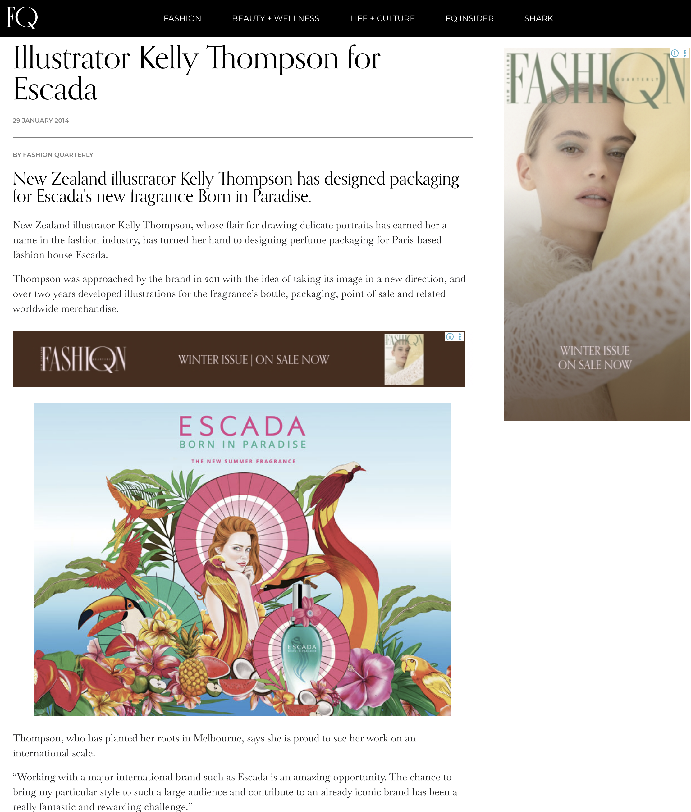Fashion Quarterly - Escada
