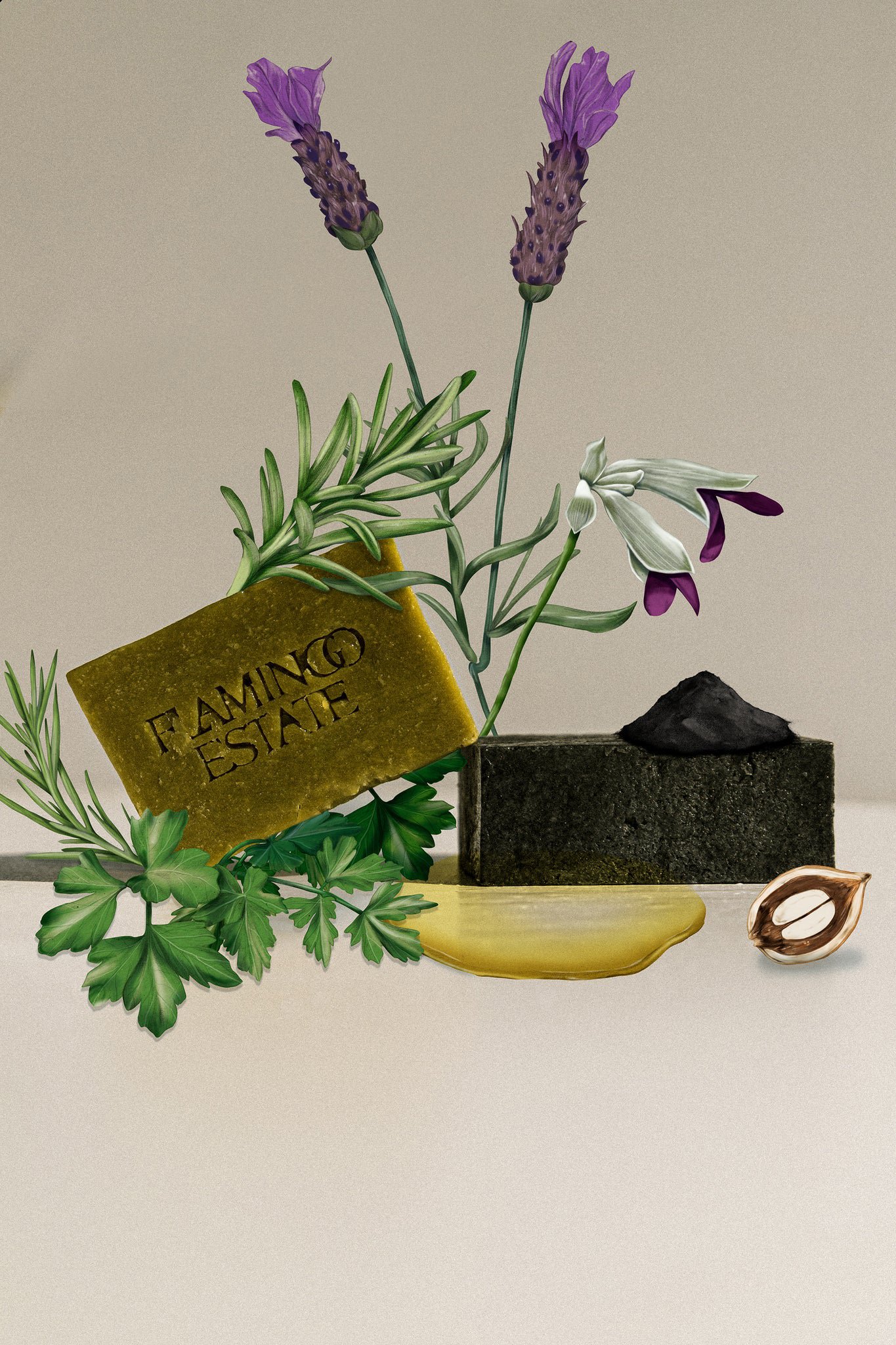 Flamingo Estate Soap ingredients by Kelly Thompson