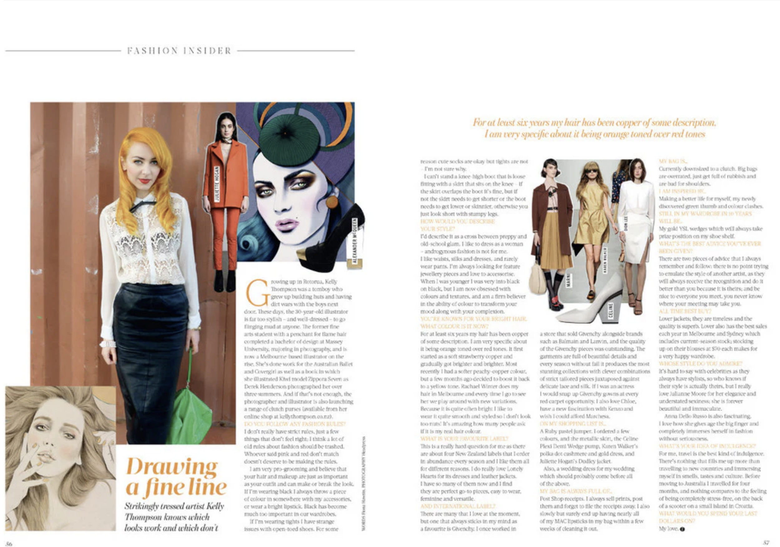 Fashion Quarterly - Drawing a Fine Line