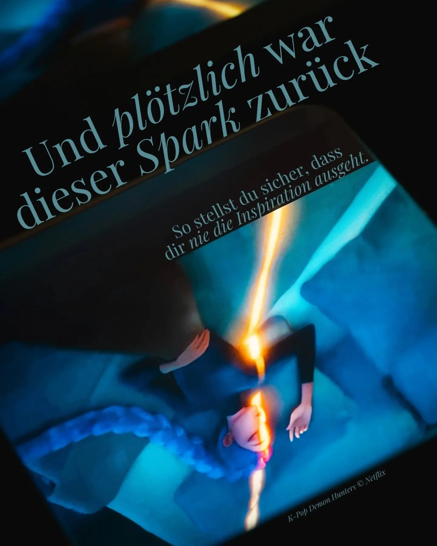 Manchmal lohnt es sich, woanders hinzuschauen - gerade wenn die Inspiration verloren scheint.

Dorthin, wo du denkst, dass nichts auf dich wartet. Zu Musik, Orten oder Menschen, die du sonst &uuml;berspringst.

Denn genau dort kann dieser Spark liege