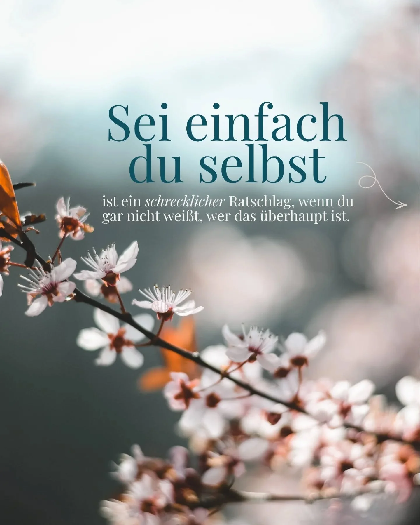 Aber was, wenn du gar nicht wei&szlig;t, wer dieses "du selbst" &uuml;berhaupt ist?

Wie sollst du etwas sein, dass du nie kennenlernen durftest? Zwischen Erwartungen. Anpassung. Funktionieren.

Vielleicht ist "sei einfach du selbst&qu