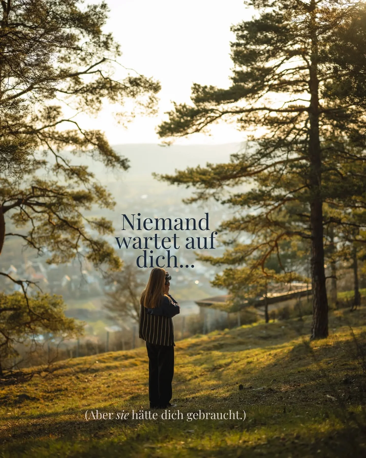 Bis jemand wegen dir nicht aufgibt ✨

Vergiss nie: deine Perspektive ist wichtig. Deine Stimme z&auml;hlt. Und sie kann genau das sein, was jemand anderem hilft, sich gesehen und geh&ouml;rt zu f&uuml;hlen. 

Also Fang an oder h&ouml;r bitte nicht au