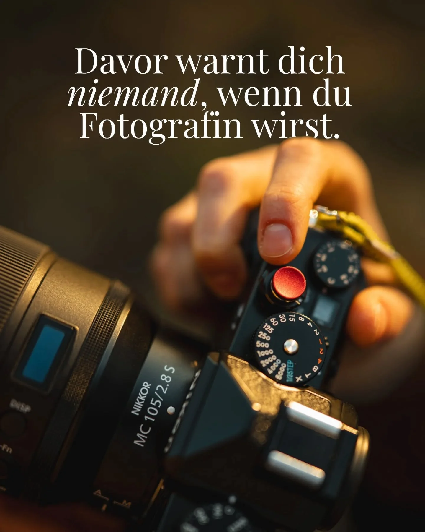 Was w&uuml;rdest du gerne noch hinzuf&uuml;gen? Oder auf welcher Seite erkennst du dich am meisten? 📸

Bin gespannt auf eure R&uuml;ckmeldungen😊

Das war der letzte Beitrag aus der Serie: von der Physio zur voll selbst&auml;ndigen Fotografin 🥹

Bl