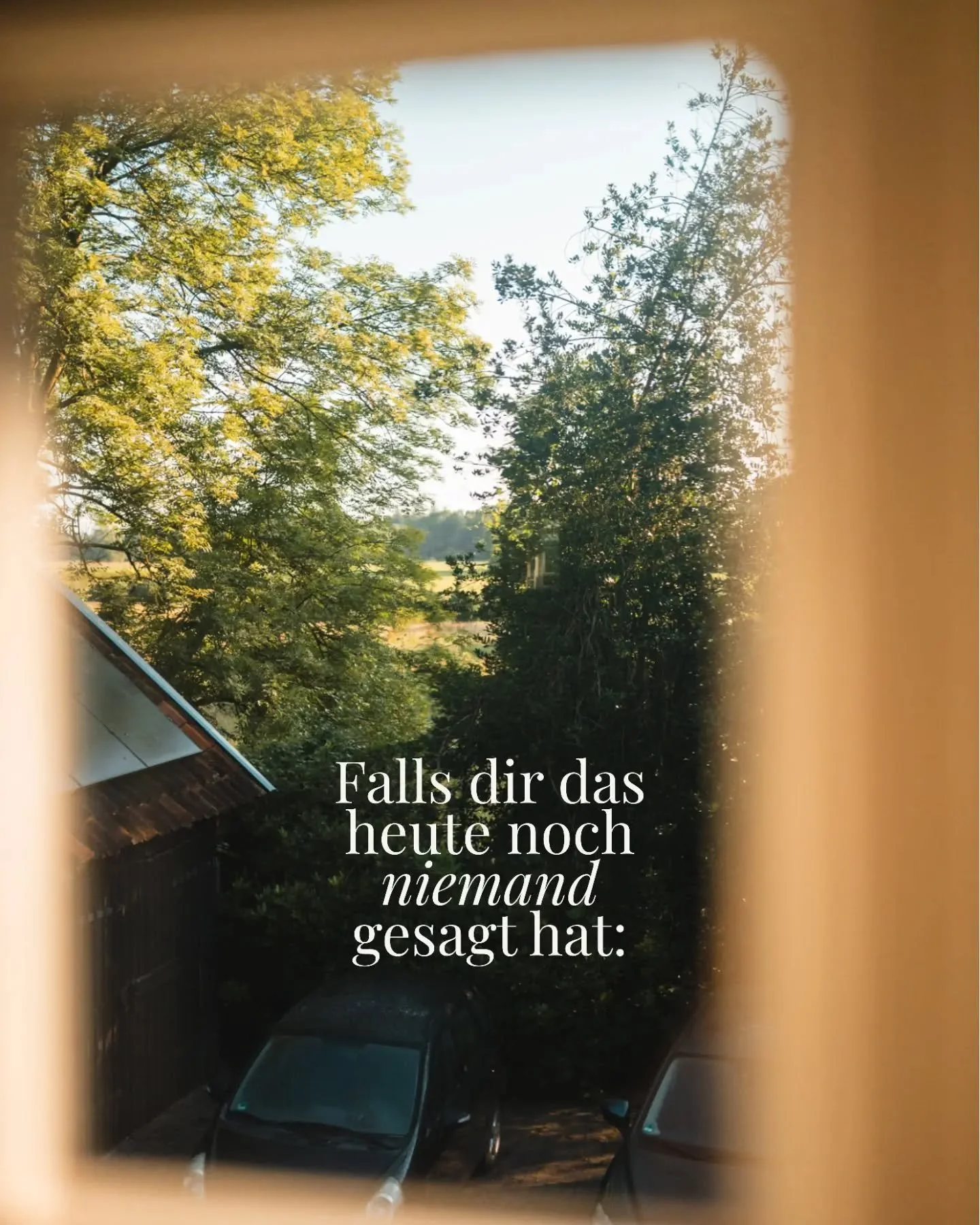 🧭 macht eigtl voll Sinn ✌🏻😅

Der Spruch hat mir Grad so gut getan, dass ich dachte, den muss ich gleich mit euch teilen😊🫶🏻

💛💛💛

#selbstst&auml;ndigkeit #personalbrandingfotografie #sichtbarwerden #kreativit&auml;t