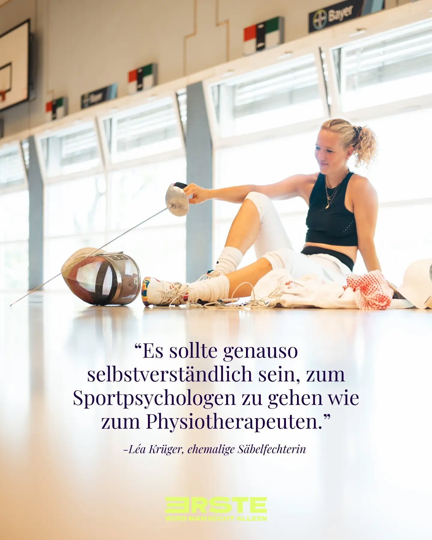 Was braucht Spitzensport, damit mentale Gesundheit genauso ernst genommen wird wie die k&ouml;rperliche?

L&eacute;a Kr&uuml;ger hat auf h&ouml;chstem Niveau gefochten &ndash; und verfolgt heute eine zweite Karriere im Sport. Als Vize-Pr&auml;sidenti