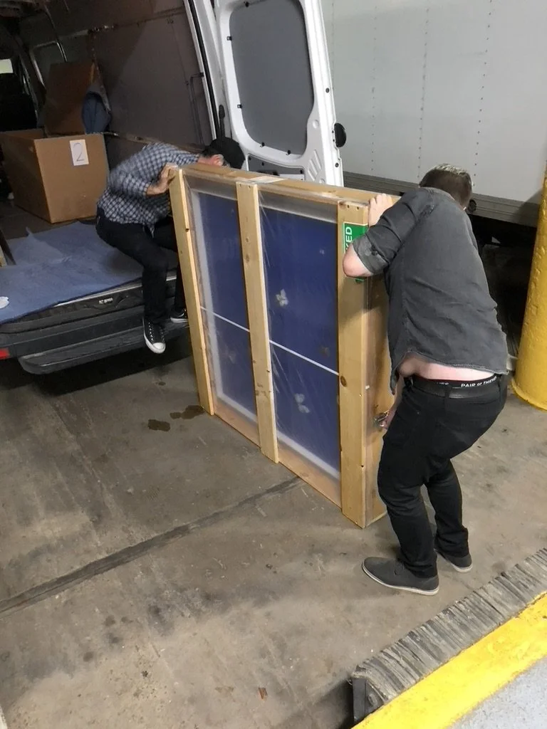 Artwork arrival from California