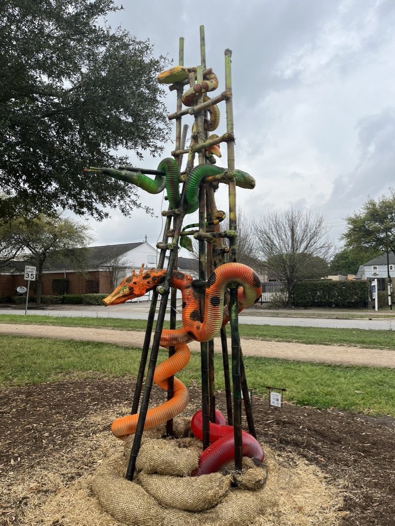 Sharon Kopriva Sculpture on Heights Blvd.