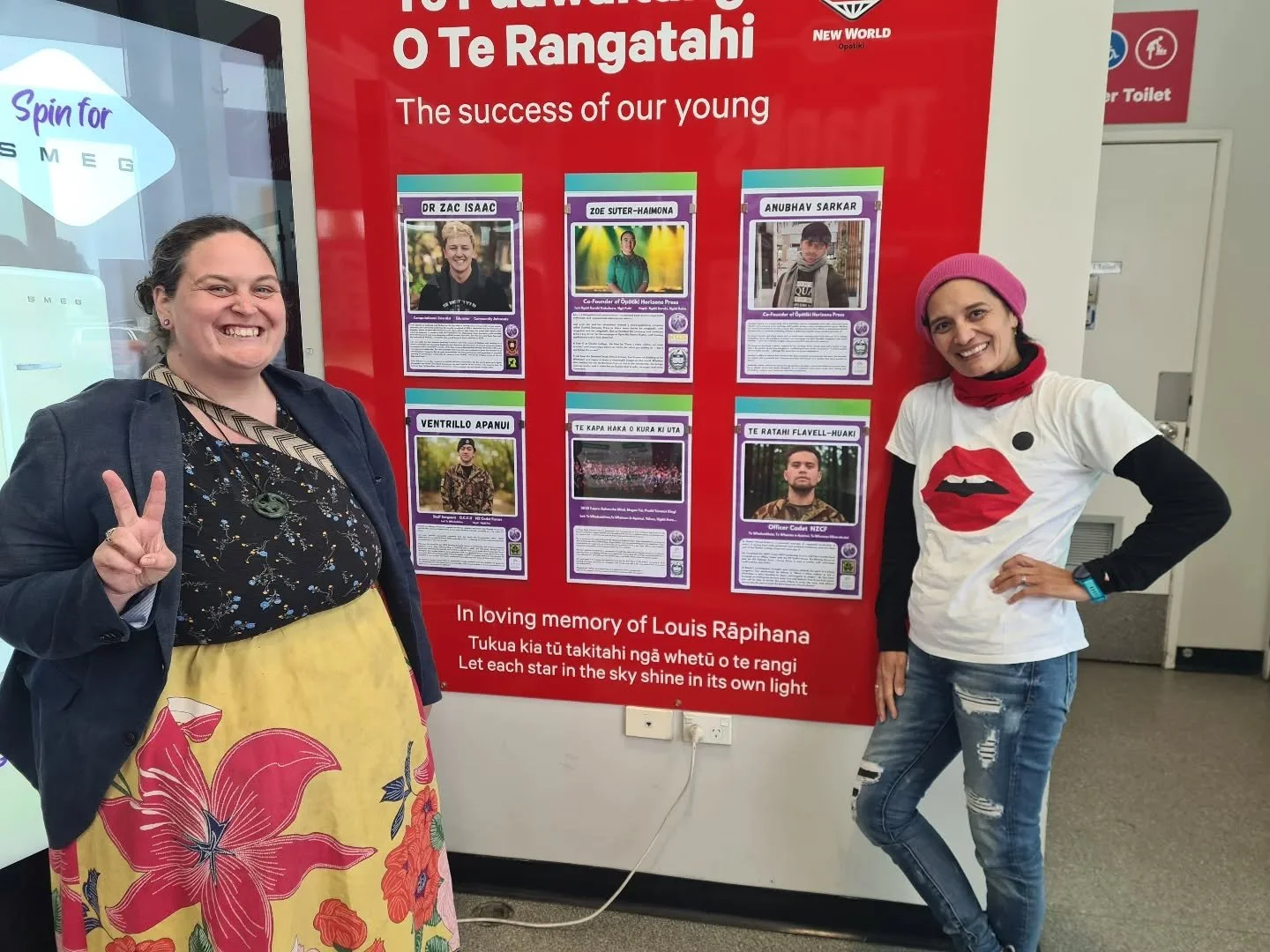 Beyond proud of these rangatahi! Whaea Nancy and Whaea Alex changed over the profiles for Te Puawaitanga o te Rangatahi 💜 We're so proud of the epic mahi our young people do here in Ōpōtiki. #tepuawaitangaoterangatahi #TPOTR