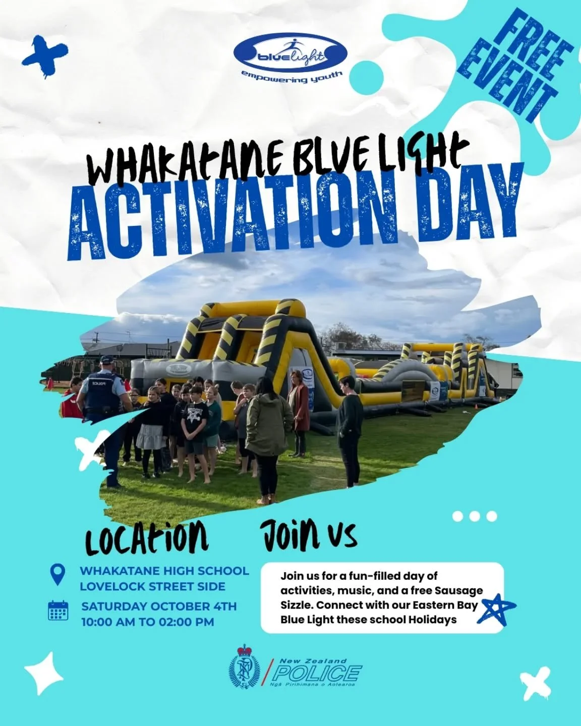 Another epic event coming up! Who's coming?! 

Ōpōtiki Bluelight and Whakatane Bluelight are joining up for an epic adventure!