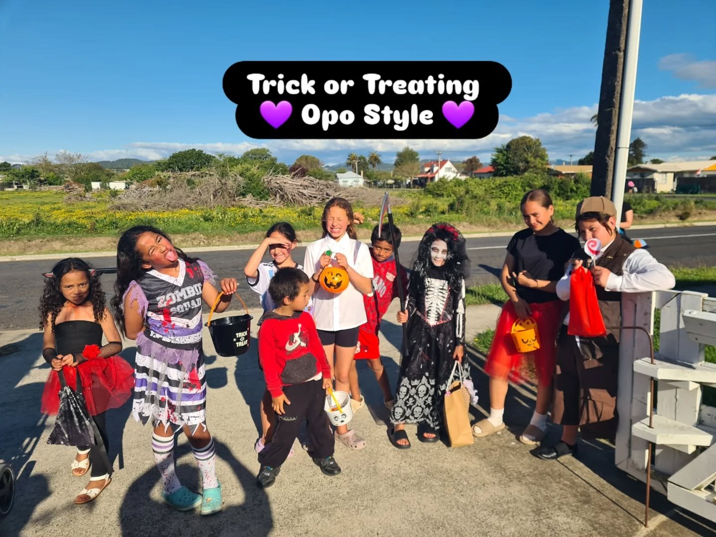 Loved our Trick or Treating with our community last night! Special shout out to Whaea Michelle for her epic contribution and to her whanau for the incredible decorations. It was cool to find our Maraenui kids out and about too 💜 epic costumes everyo