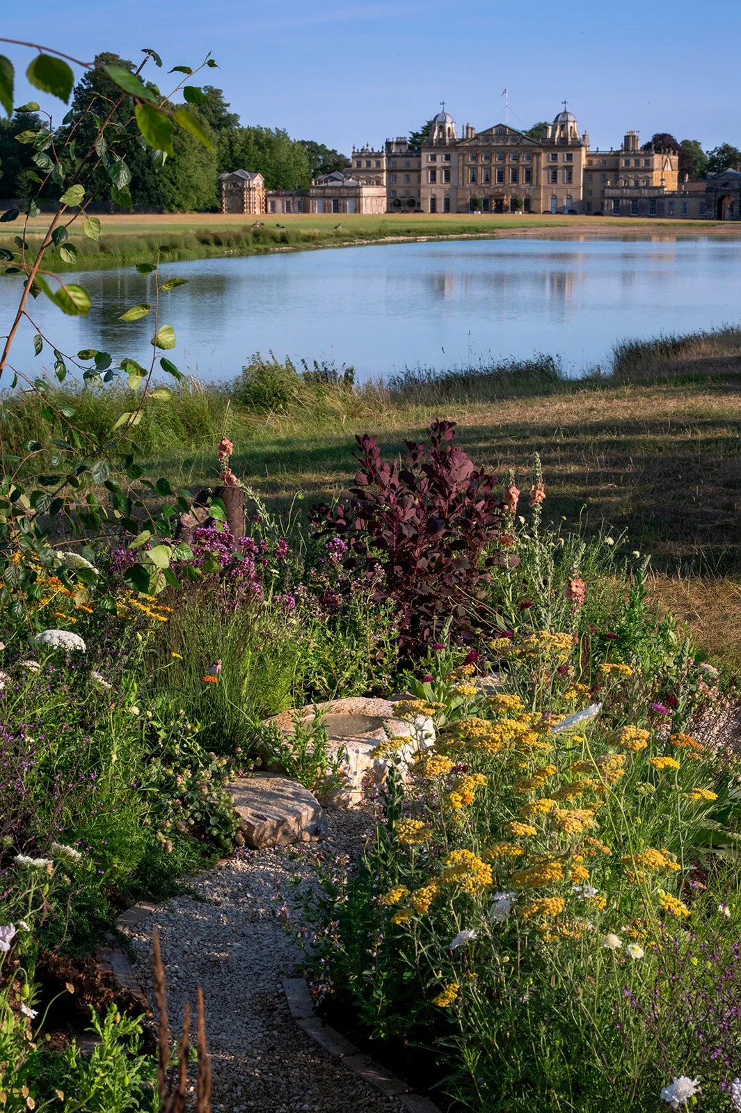 Living Beauty show garden Silver Gilt medal at RHS Badminton, Megan Dodd Studio.