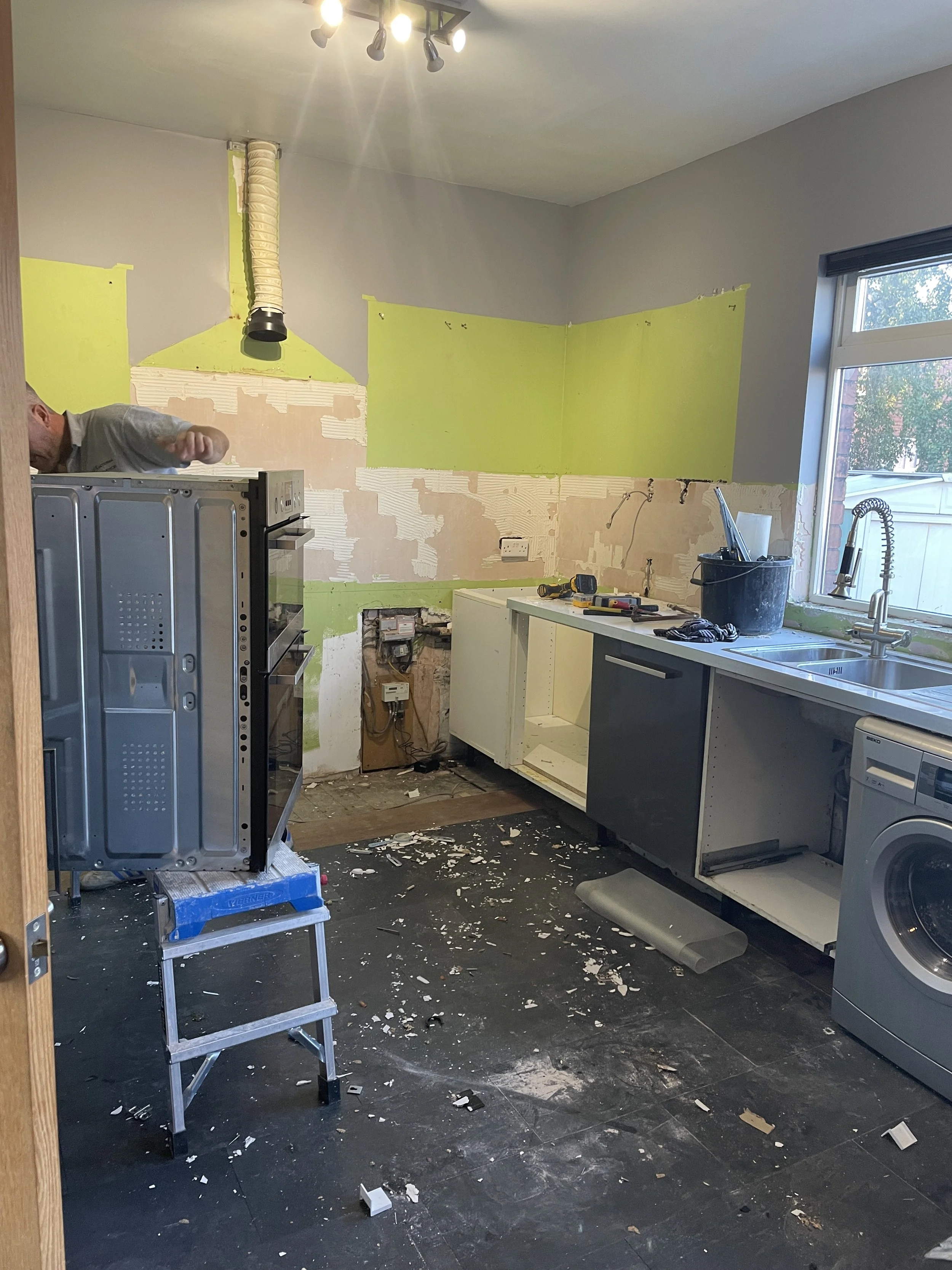 More renovating pictures of kitchen rip-out