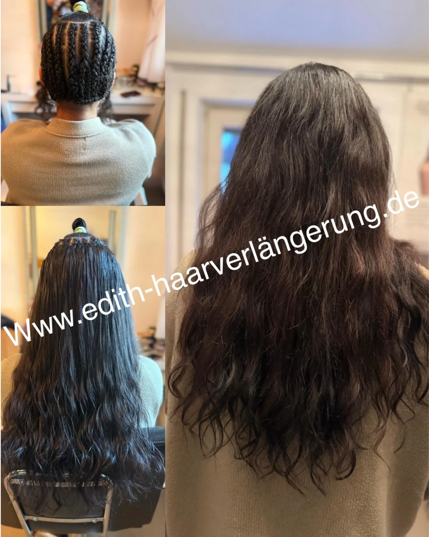 #Extensions #Haartresse #Weaving #Muenchen #Ganzkopgweaving 200gramm Leave in Indische Haare 45cm lang Naturschwarz❤️❤️❤️