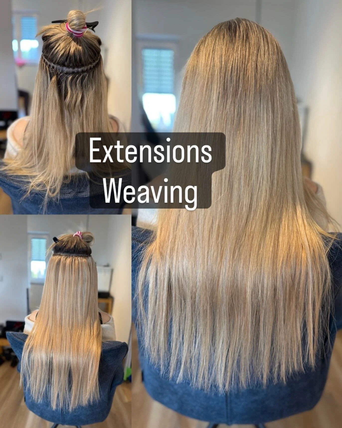 Hairextensions Weaving, AfroshopM&uuml;nchen, Tressen, Blond gestr&auml;hnt, 100gramm, 50cm lang.
#schonendemethode #extensionsm&uuml;nchen #haarverlaengerungm&uuml;nchen