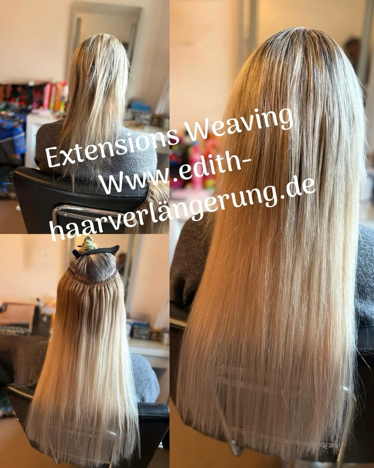 Haarverl&auml;ngerung Weaving mit Tressen, Extensions Blond Ombr&eacute;, 100gramm , 50cm lang.
#extensionsm&uuml;nchen #haarverlaengerungm&uuml;nchen #schonendemethode #afroshopm&uuml;nchen