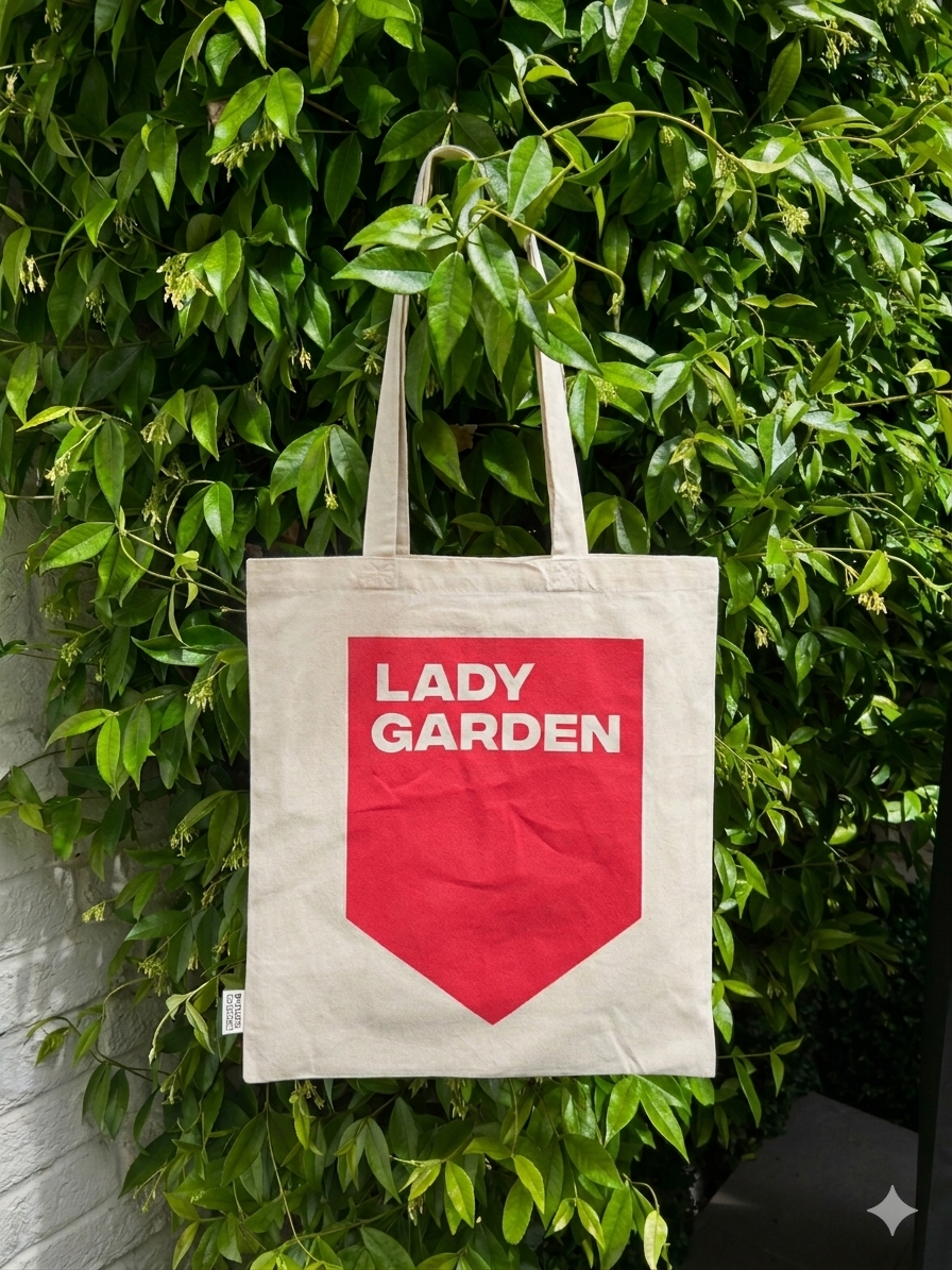 Lady Garden Tote Bag
