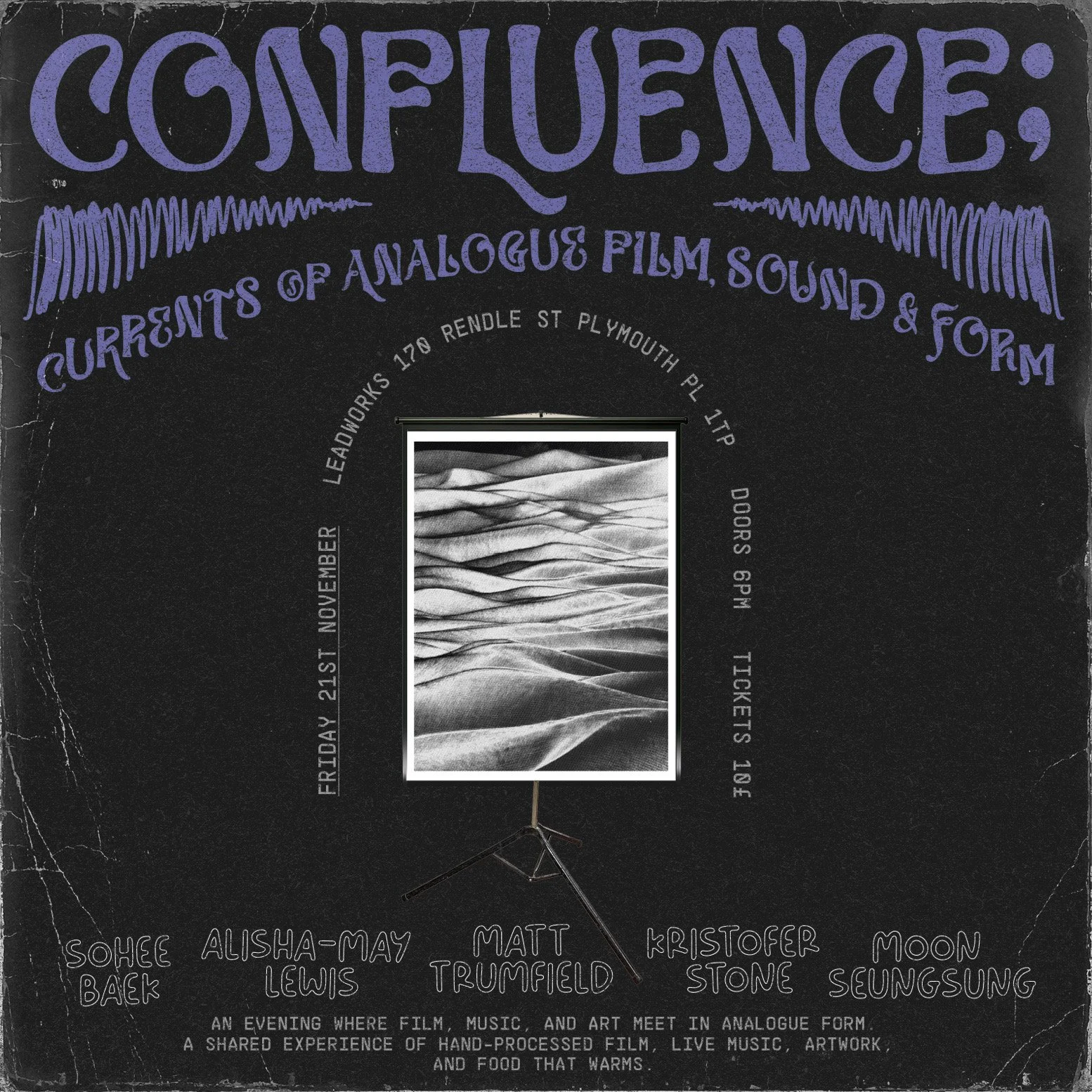 confluence; currents of analogue film, sound and form
