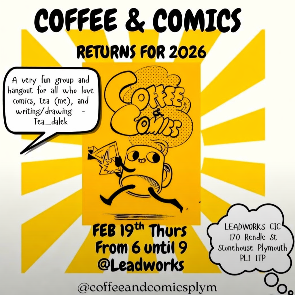 COFFEE AND COMICS February meet up