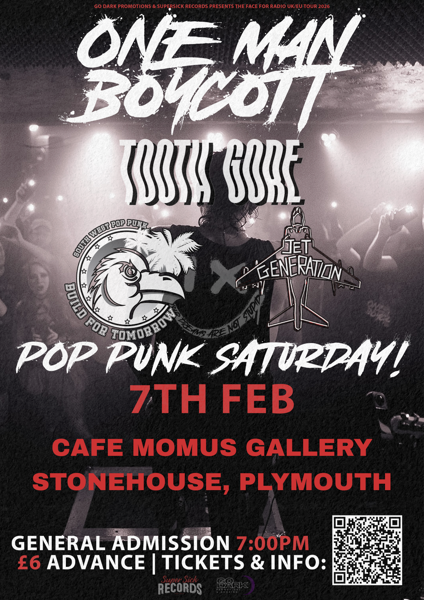 One Man Boycott - Face For Radio UK / EU Tour Plymouth