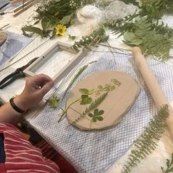 Workshop:  Botanical clay tiles