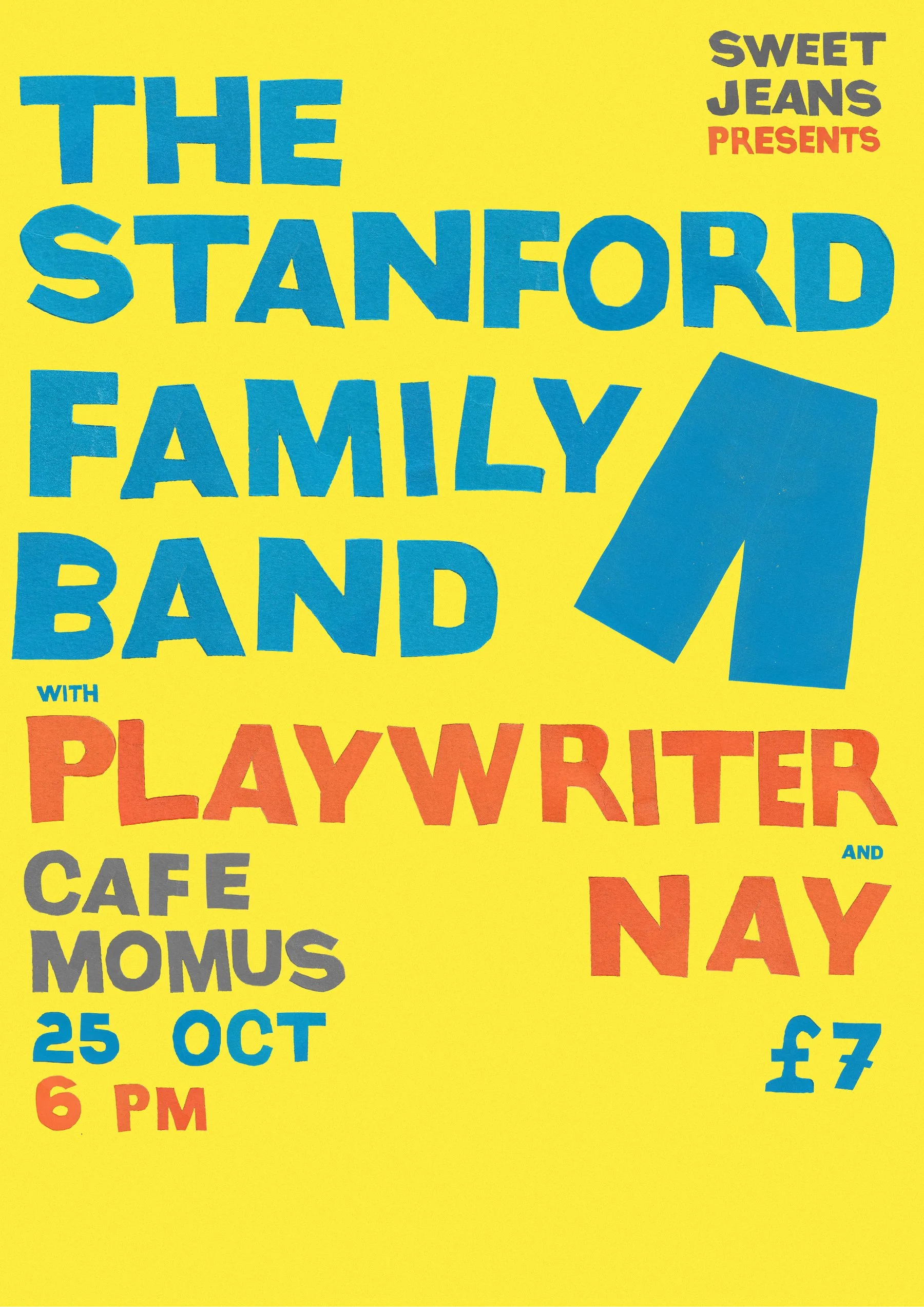 The Stanford Family Band + Playwriter + Nay