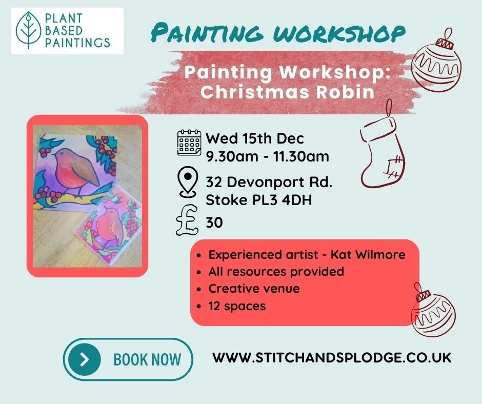 Painting workshop: Christmas Robin