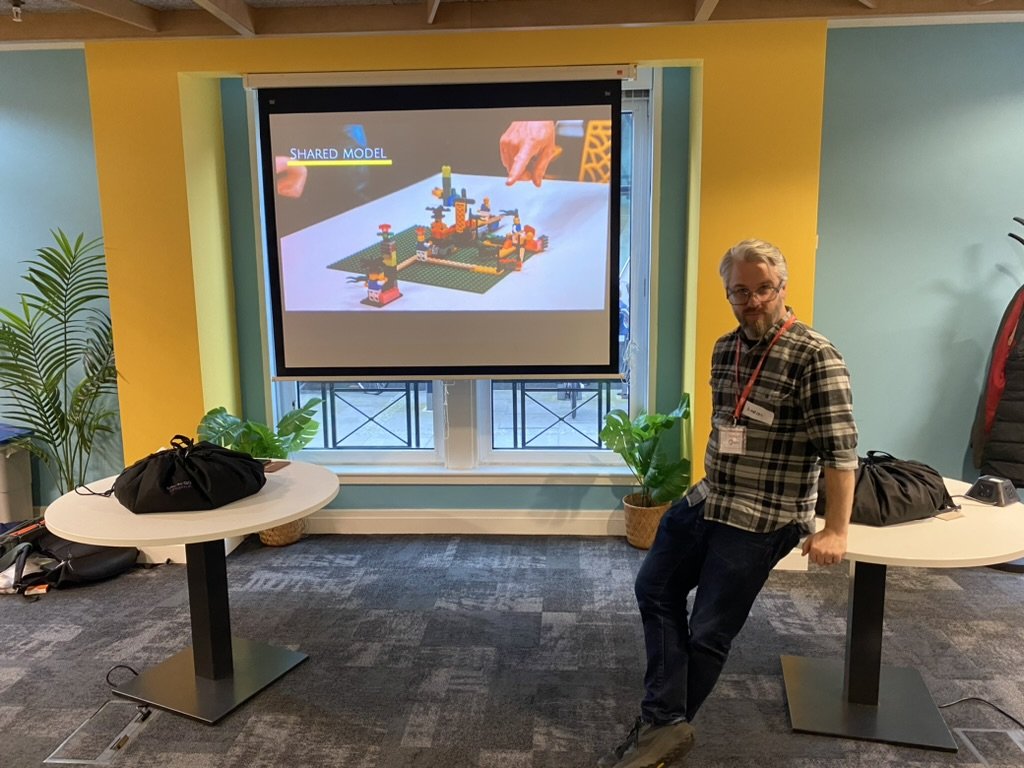 Aaron facilitates an LSP workshop