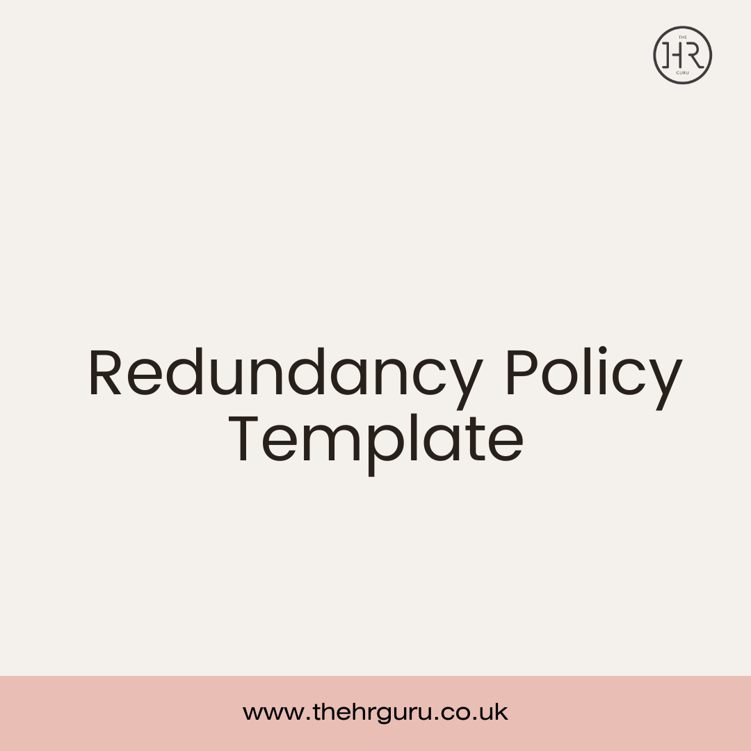 Redundancy Policy Template