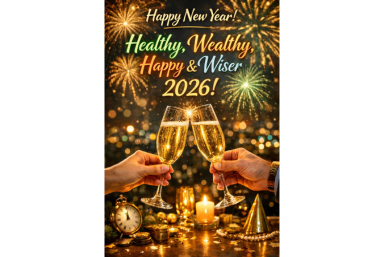 Happy New Year! A few small ideas to implement in 2026 to enhance Health, Wealth, and Happiness. What’s on your list?