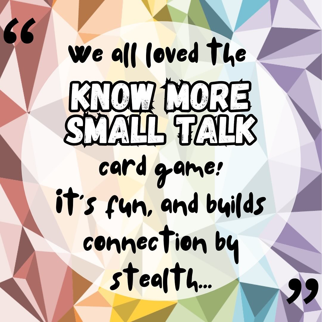 Thanks for the feedback! Always good to hear how our products are going out there in the big wide world!
#BlackLabStudios #KnowMoreSmallTalk #TherapyResources