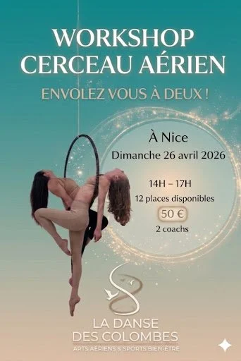 dimanche 26 avril 2026 workshop cerceau aérien spécial duo 