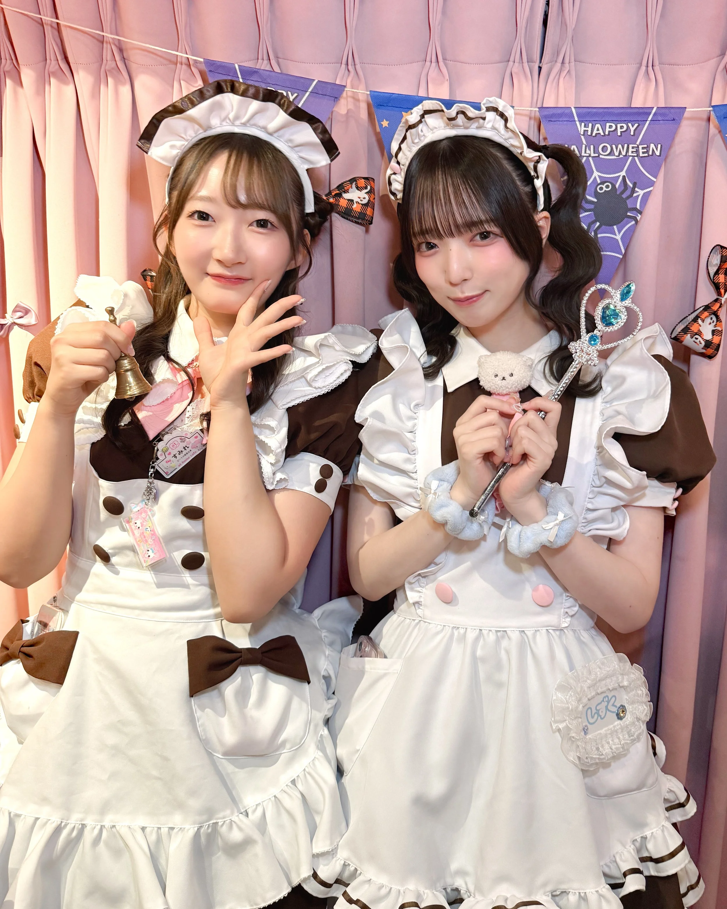 Maid Sumire and Maid Shizuku