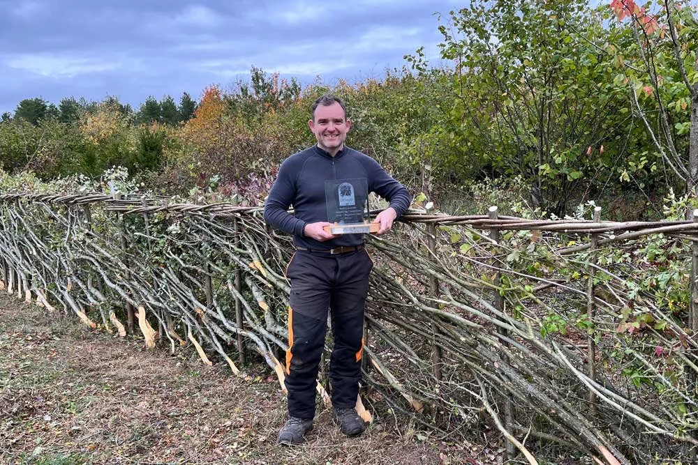 huw griffiths hedgelaying ditchley park winner