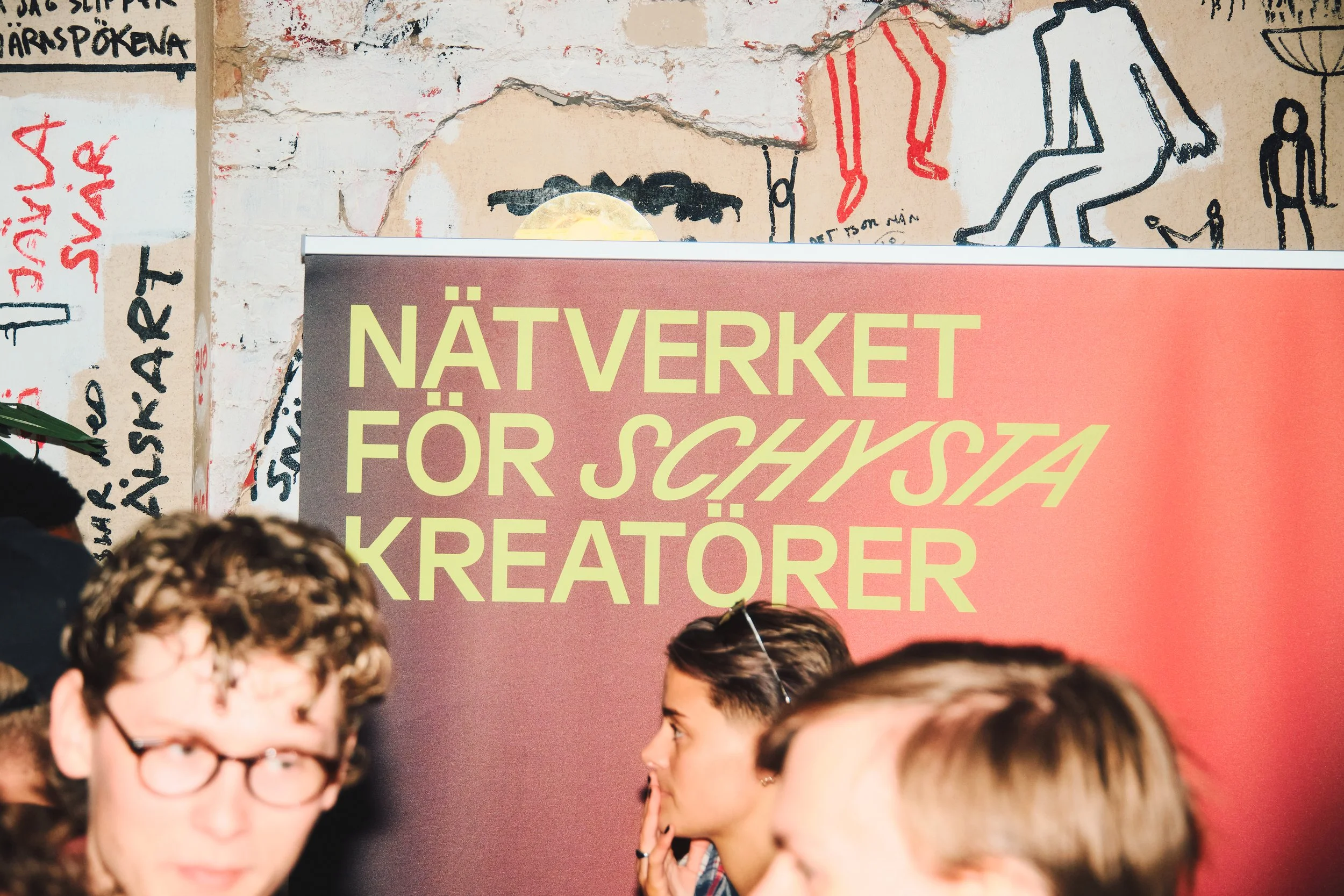 AW och minikonsert för schysta kreatörer
