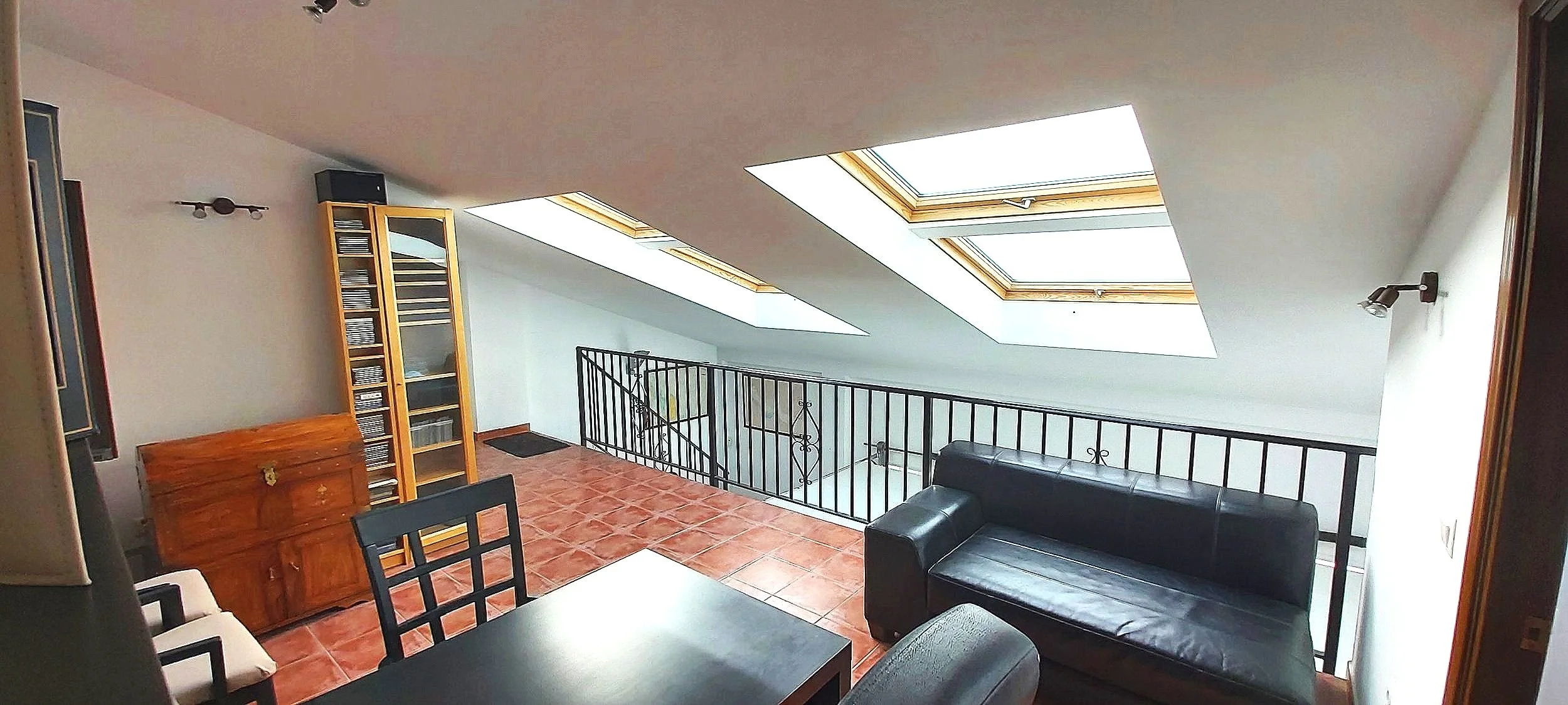 Pic looking at big windows inside Mezzanine .jpg